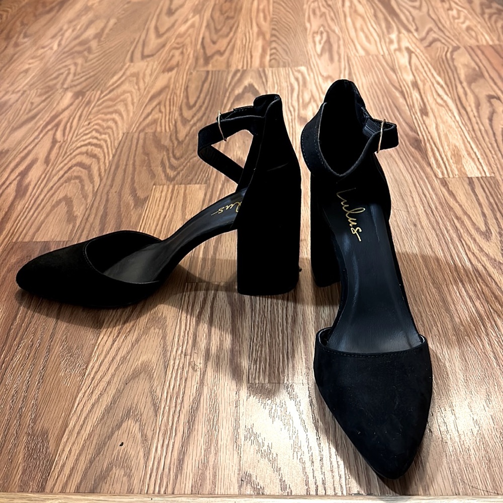 Black Suede Heels